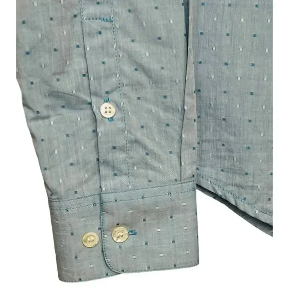 Emporio Armani Slim Fit Sz Small US Button Down Shirt Long Sleeves Button Cuffs Shirts